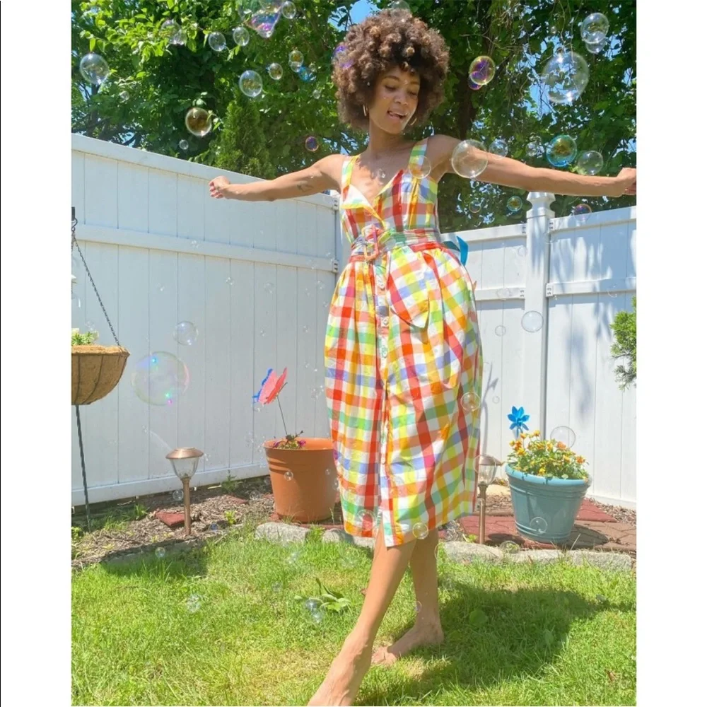 NWT Christopher John Rogers x Target Plaid Dress. Size 2 - Picture 2 of 13